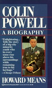 Cover of Colin Powell by Howard Means