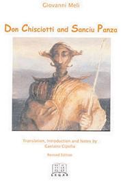 Front cover of Don Chisciotti e Sanciu Panza by Giovanni Meli