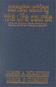 Cover of Constructing the Life Course by Holstein James A.