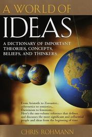 Front cover of A world of ideas by Chris Rohmann