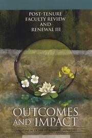 Front cover of Post-tenure faculty review and renewal III by Christine M Licata