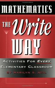 Cover of Mathematics the write way by Marilyn S. Neil