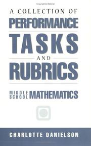 Front cover of A collection of performance tasks and rubrics by Charlotte Danielson