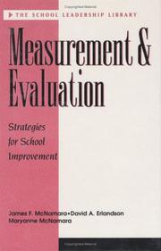Front cover of Measurement and evaluation by James F. McNamara
