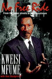Front cover of No free ride by Kweisi Mfume