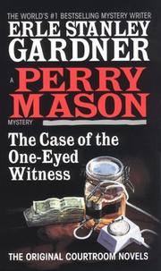 Front cover of The Case of the One-Eyed Witness by Erle Stanley Gardner