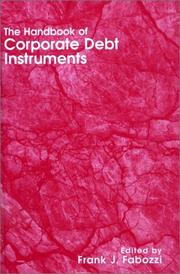 Front cover of The Handbook of Corporate Debt Instruments by Frank J. Fabozzi