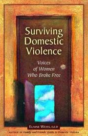Cover of Surviving domestic violence by Elaine Weiss