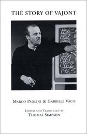 Cover of The story of Vajont by Marco Paolini