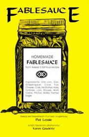 Cover of Fablesauce by Pat Lessie