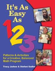 Cover of It's as easy as 1 2 3 by Tracy Jarboe