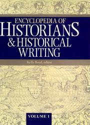 Front cover of Encyclopedia of historians and historical writing by Kelly Boyd
