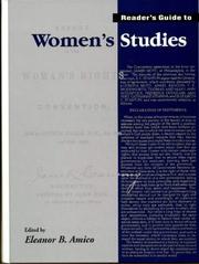 Front cover of Reader's guide to women's studies by Eleanor Amico