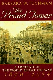 Cover of The proud tower by Barbara Tuchman