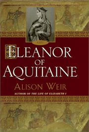 Front cover of Eleanor of Aquitaine by Alison Weir