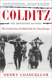 Cover of Colditz Tsp Edition by Henry Chancellor