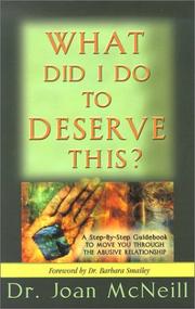 Front cover of What did I do to deserve this? by Joan McNeill