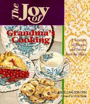Front cover of The joy of grandma's cooking by Clarice Carlson Orr