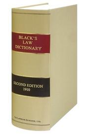 Front cover of A law dictionary containing definitions of the terms and phrases of American and English jurisprudence, ancient and modern .. by Henry Campbell Black