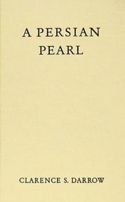 Front cover of A Persian pearl and other essays by Clarence Darrow