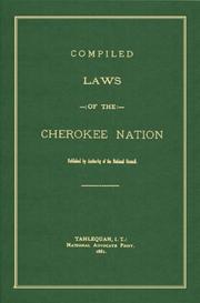 Front cover of Laws, etc. (Compiled statutes : 1881) by Cherokee Nation.