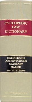 Cover of The cyclopedic law dictionary by Walter A. Shumaker