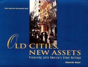 Cover of Old cities, new assets by Rojas, Eduardo.