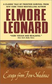 Cover of Escape from Five Shadows by Elmore Leonard