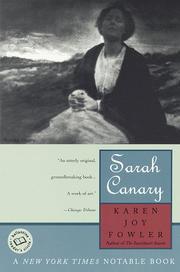 Front cover of Sarah Canary by Karen Joy Fowler