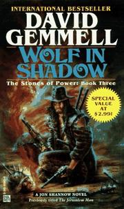 Front cover of Wolf in Shadow (Stones of Power) by David A. Gemmell