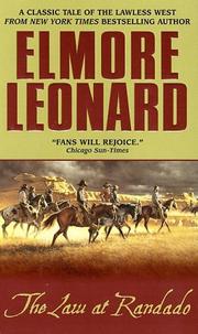 Front cover of The Law at Randado by Elmore Leonard