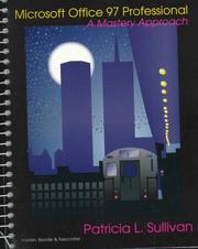 Front cover of Microsoft Office 97 professional by Patricia L. Sullivan