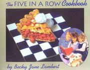 Cover of The five in a row cookbook by Unknown