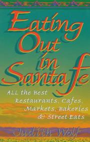 Cover of Eating out in Santa Fe by Judith Wolf