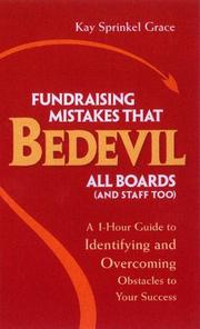 Cover of Fundraising mistakes that bedevil all boards (and staff too) by Kay Sprinkel Grace