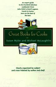 Front cover of Great books for cooks by Susan Wyler