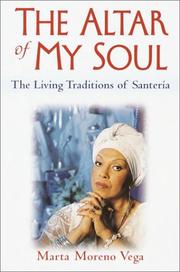 Front cover of The altar of my soul by Marta Moreno Vega