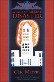 Cover of World's Tallest Disaster by Cate Marvin