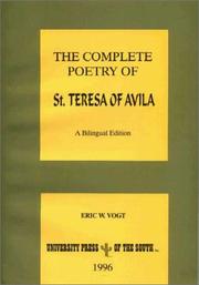 Cover of The complete poetry of St. Teresa of Avila by Teresa of Avila
