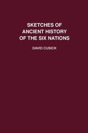 Front cover of Sketches of ancient history of the Six Nations by David Cusick