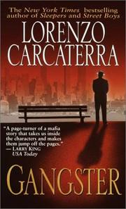 Front cover of Gangster by Lorenzo Carcaterra