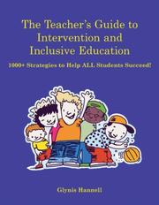 Front cover of The Teacher's Guide to Intervention and Inclusive Education by Glynis Hannell