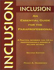 Cover of Inclusion by Peggy A. Hammeken