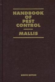 Front cover of Handbook of pest control by Arnold Mallis