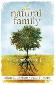Cover of The natural family by Allan C. Carlson