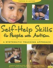 Front cover of Self-help skills for people with autism by Stephen R. Anderson