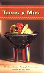 Front cover of Tacos y más by Karen Rambo