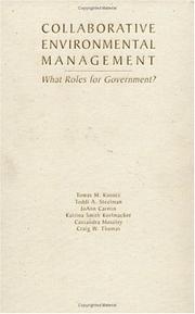 Cover of Collaborative environmental management by Tomas M. Koontz