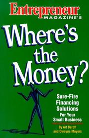 Front cover of Entrepreneur magazine's Where's the money? by Art Beroff