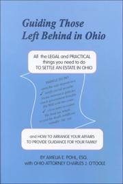 Cover of Guiding those left behind in Ohio by Amelia E. Pohl